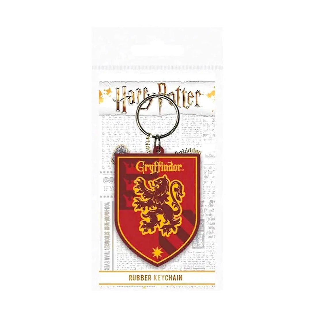 Harry Potter - Gryffindor Rubber Keychain - أكسسوار - Store 974 | ستور ٩٧٤