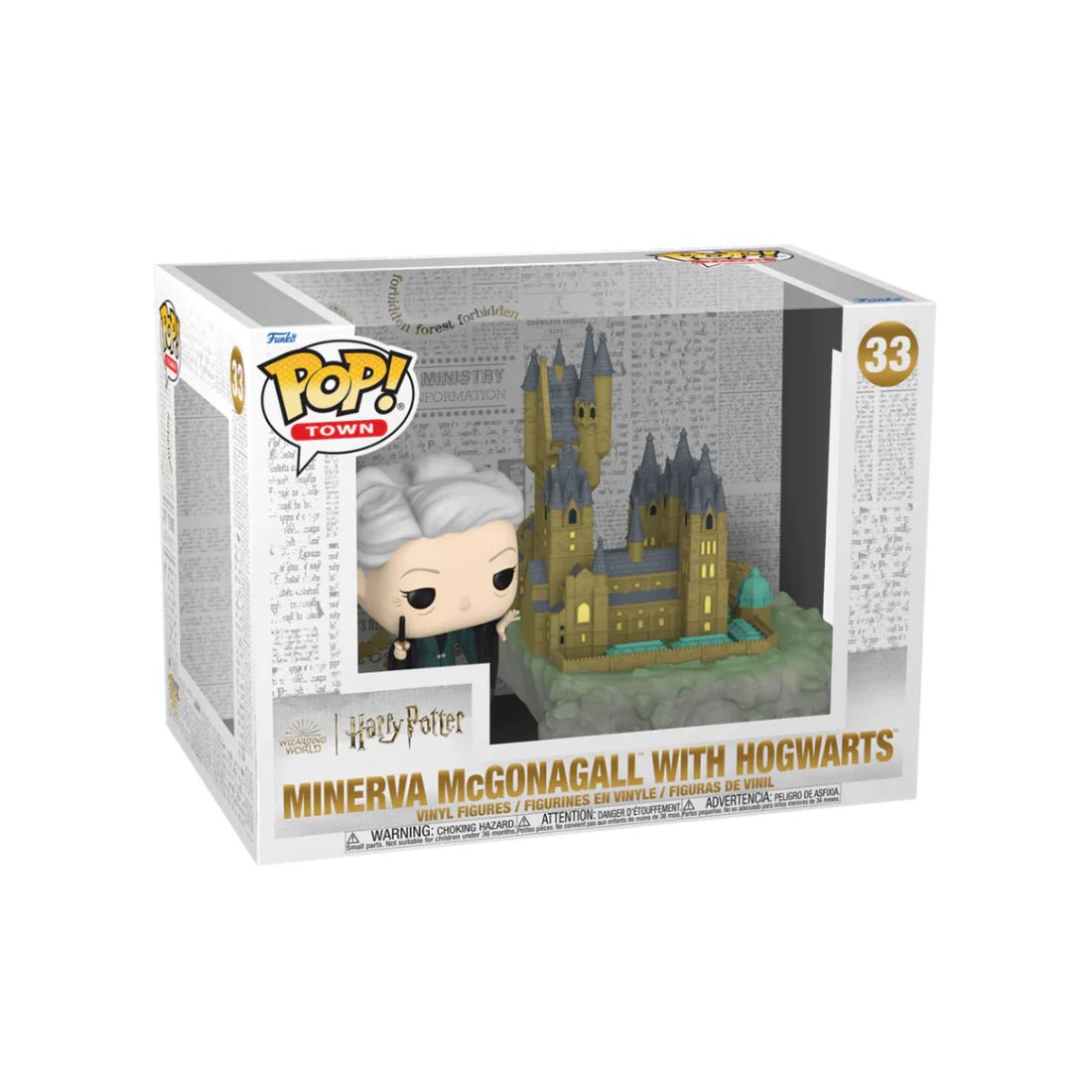Funko Pop Town! Movies: Harry Potter Chamber Of Secrets 20th - Minerva With Hogwarts #33 - دمية - Store 974 | ستور ٩٧٤