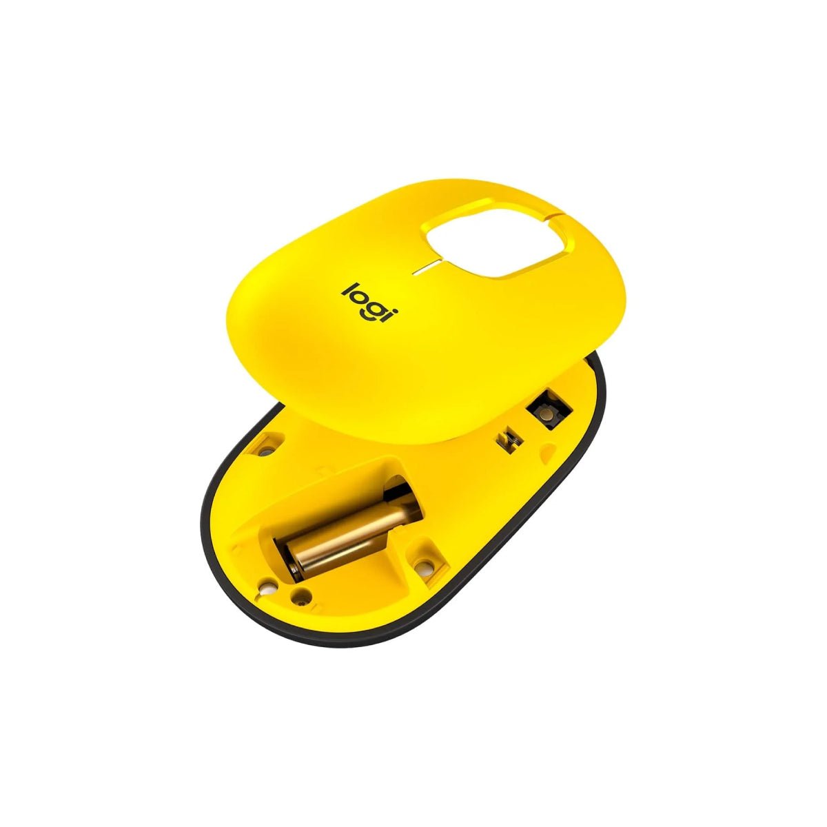 Logitech POP Bluetooth Wireless Mouse - Blast Yellow - فأرة - Store 974 | ستور ٩٧٤