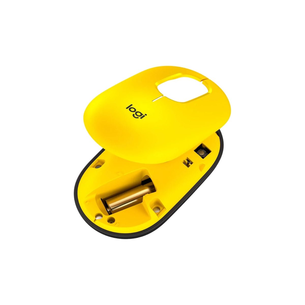 Logitech POP Bluetooth Wireless Mouse - Blast Yellow - فأرة Logitech POP Bluetooth Wireless Mouse - Blast Yellow - فأرة