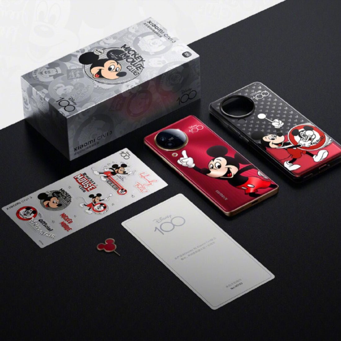 Xiaomi Civi 3 Disney 100th Anniversary 12GB/512GB Gaming Mobile - Mickey Mouse Limited Edition - هاتف - Store 974 | ستور ٩٧٤
