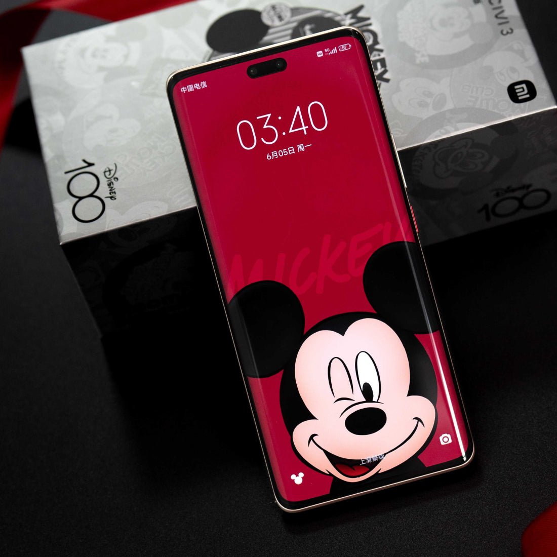 Xiaomi Civi 3 Disney 100th Anniversary 12GB/512GB Gaming Mobile - Mickey Mouse Limited Edition - هاتف - Store 974 | ستور ٩٧٤