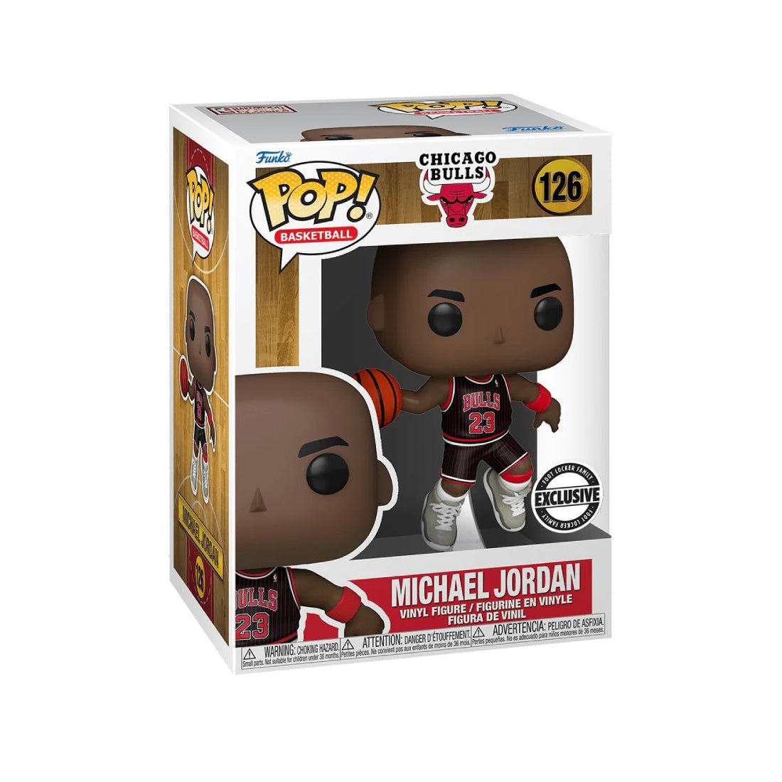 Funko Pop! Basketball: NBA: Bulls - Michael Jordan Black Pinstripe (Exc) #126 - دمية - Store 974 | ستور ٩٧٤