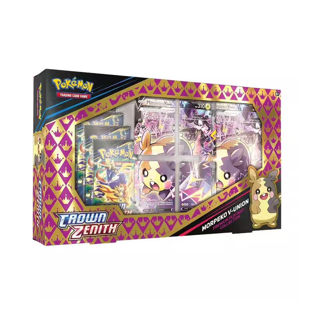 Pokémon TCG: Sword & Shiled 12.5: Crown Zenith Morpeko V Union Box  - بطاقة بوكيمون - Store 974 | ستور ٩٧٤