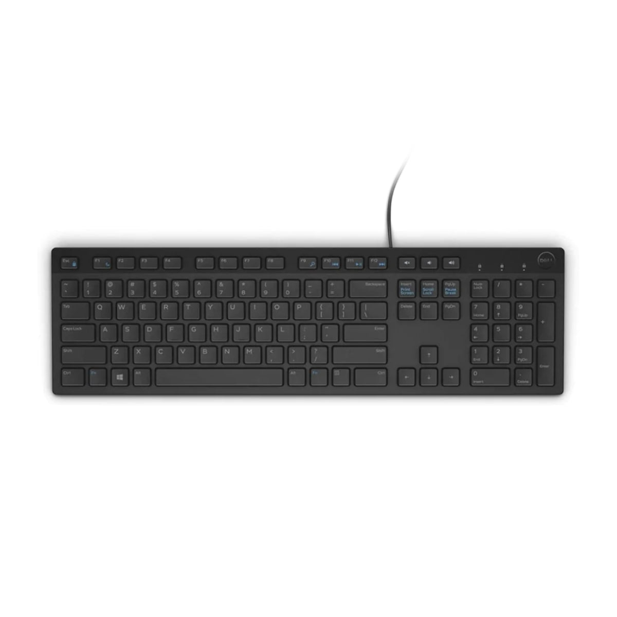 Dell KB216 Multimedia Wired Keyboard - Black - كييبورد - Store 974 | ستور ٩٧٤