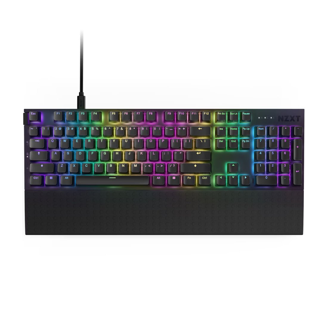 NZXT Function 2 Full Size RGB Wired Mechanical Gaming Keyboard - Matte Black - لوحة مفاتيح - Store 974 | ستور ٩٧٤