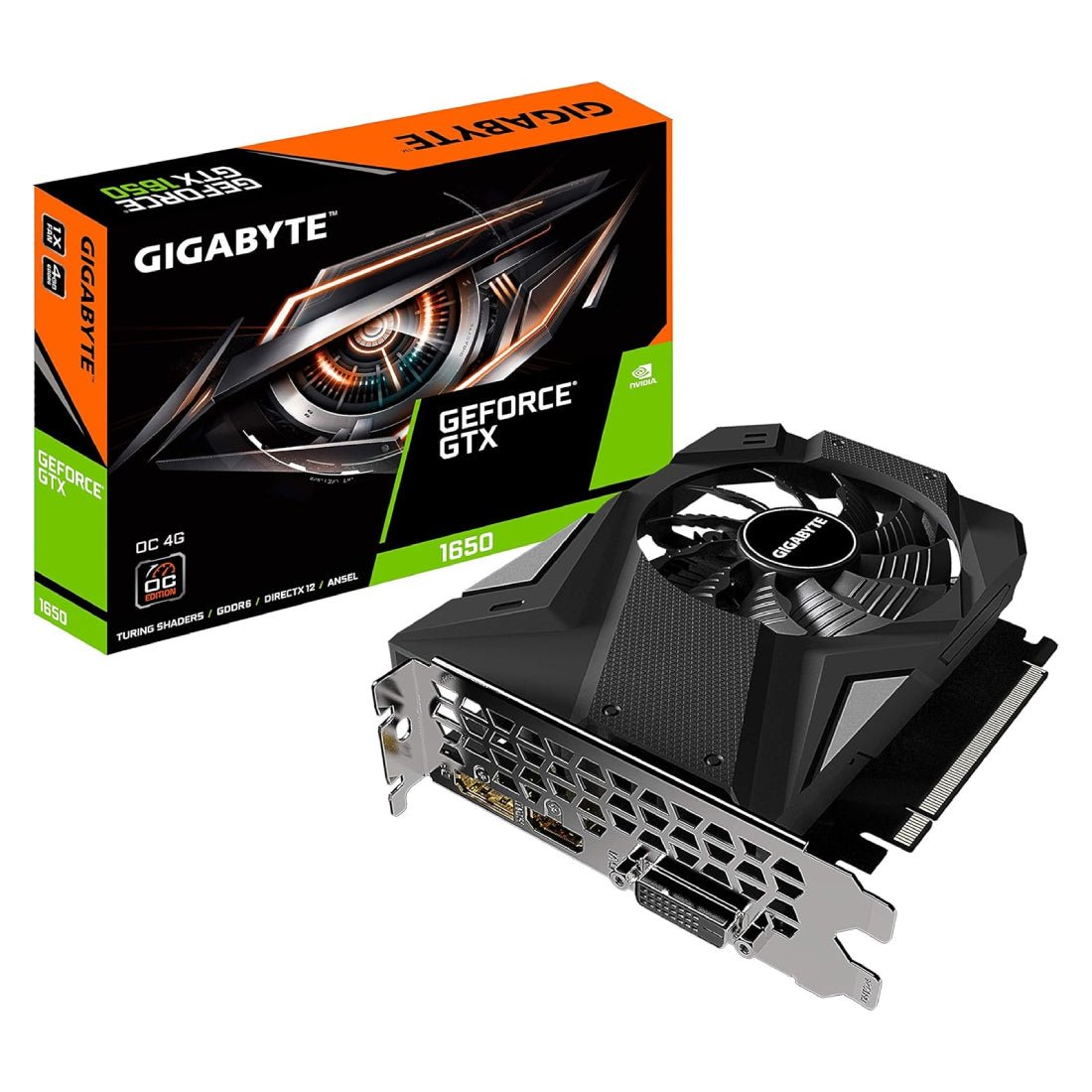 Gigabyte Geforce GTX 1650 D6 OC 4GB GDDR6 بطاقة الرسومات - كrt tlشaشة Gigabyte Geforce GTX 1650 D6 OC 4GB GDDR6 بطاقة الرسومات - كrt tlشaشة