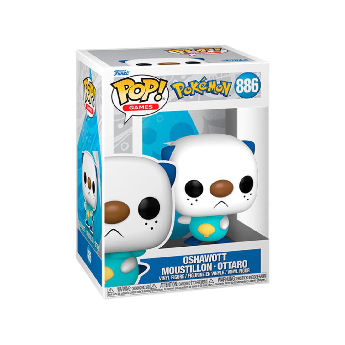 Funko Pop! Games: Pokemon - Oshawott #886 - دمية - Store 974 | ستور ٩٧٤