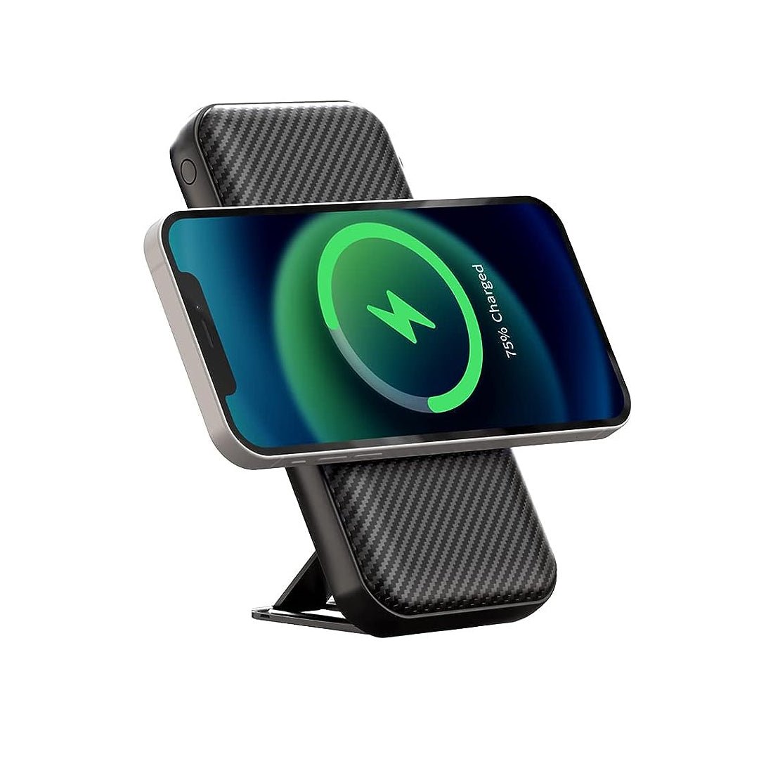 iWalk Magnetic Wireless Portable Charger Power Bank, 20000mAh with 7.5W Wireless Charging and 20W USB C Power Delivery Battery Pack - Black - مزود طاقة iWalk Magnetic Wireless Portable Charger Power Bank, 20000mAh with 7.5W Wireless Charging and 20W USB C Power Delivery Battery Pack - Black - مزود طاقة