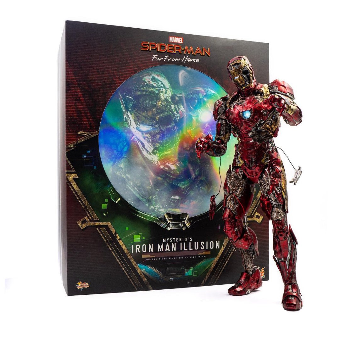 (Pre-Owned) Marvel Spider-man Far From Home: Mysterio's Iron Man Illusion Figure - مجسم مستعمل - Store 974 | ستور ٩٧٤