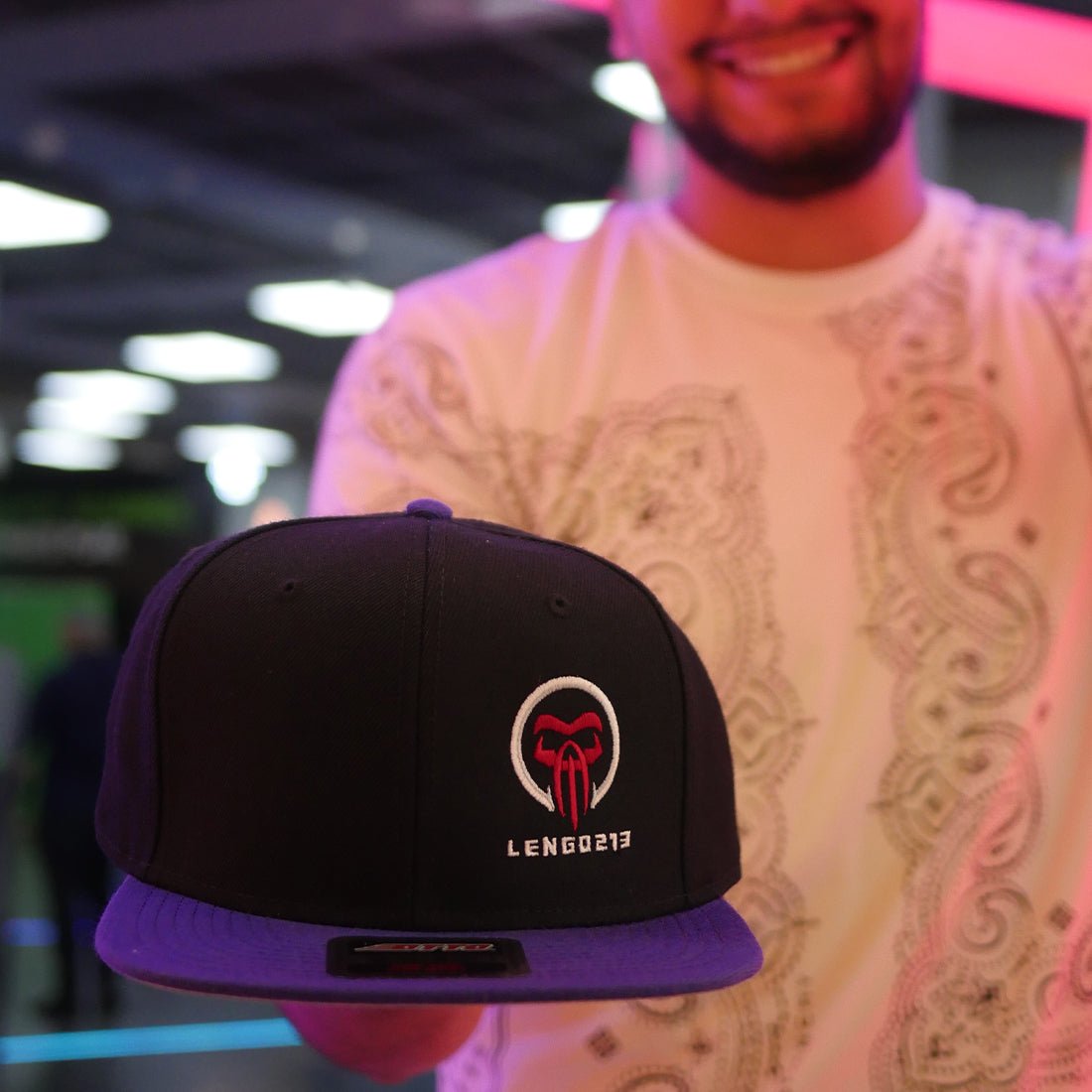 TEAM STORE 974 Cap Lengo213 Edition - Black & Purple - أكسسوارات TEAM STORE 974 Cap Lengo213 Edition - Black & Purple - أكسسوارات