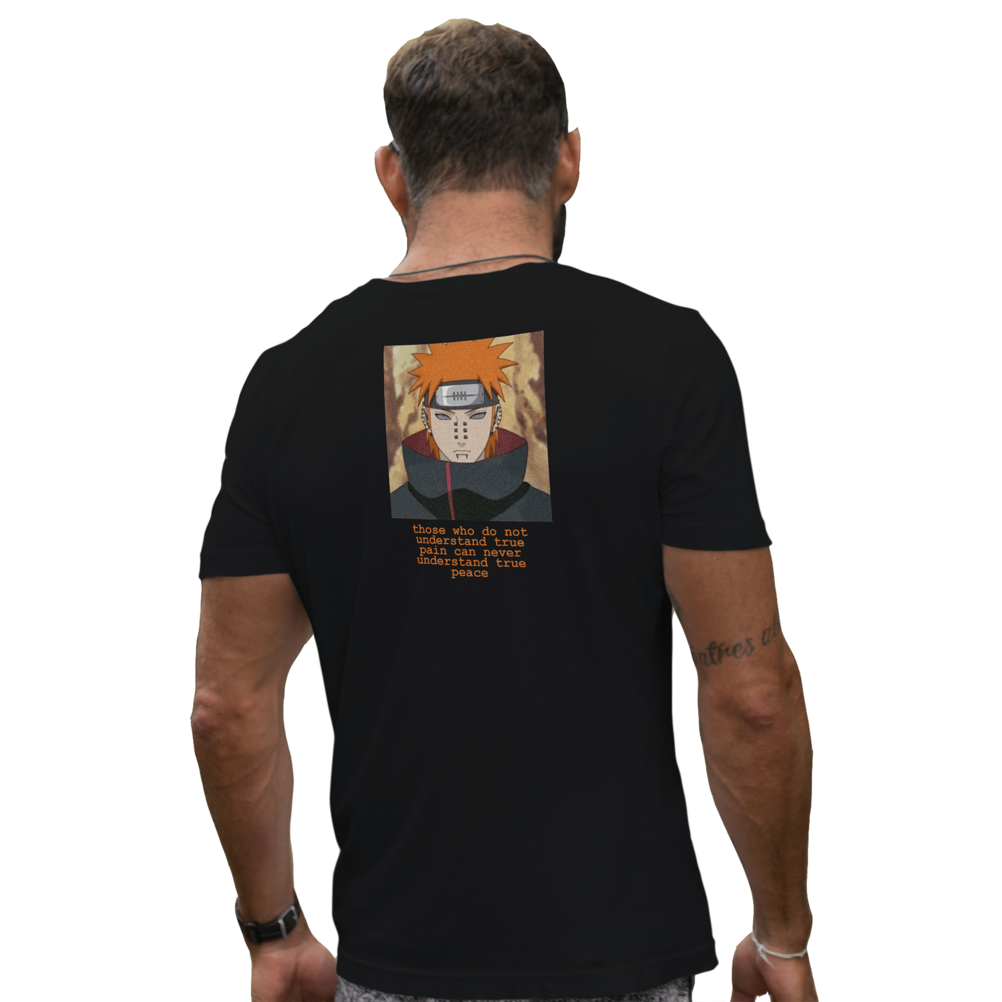 Paperboi Naruto Pain T-shirt - Black - قميص - Store 974 | ستور ٩٧٤