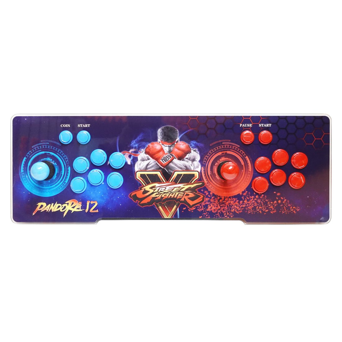 Arcade Saga EX2 3D Street Fighter WIFI 10000 Games Console - Red/Blue - Store 974 | ستور ٩٧٤