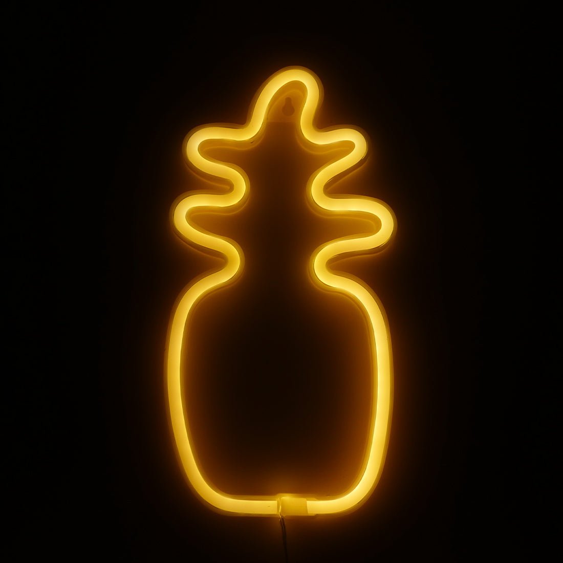 Led Neon Pineapple Shape - Yellow - إضاءة Led Neon Pineapple Shape - Yellow - إضاءة