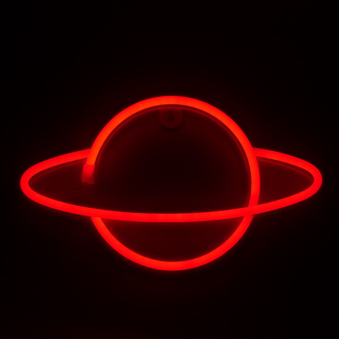 Led Neon Saturn Shape - Red - Store 974 | ستور ٩٧٤