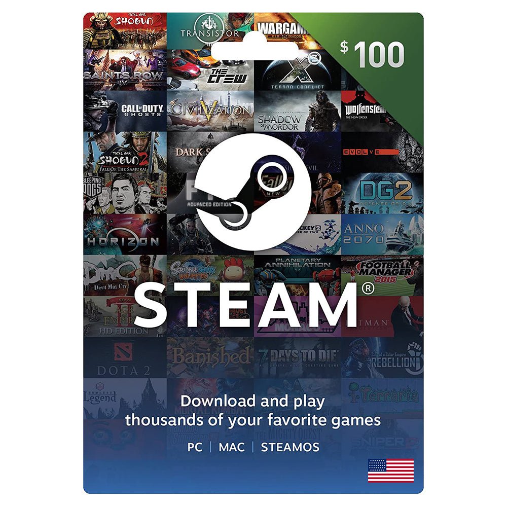 Steam USD 100 - Store 974 | ستور ٩٧٤