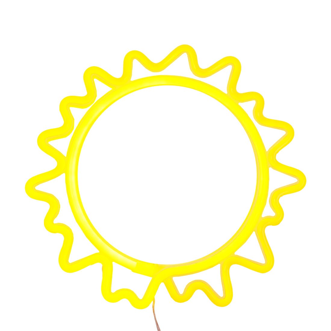 Led Neon Sun Shape - Yellow - إضاءة Led Neon Sun Shape - Yellow - إضاءة