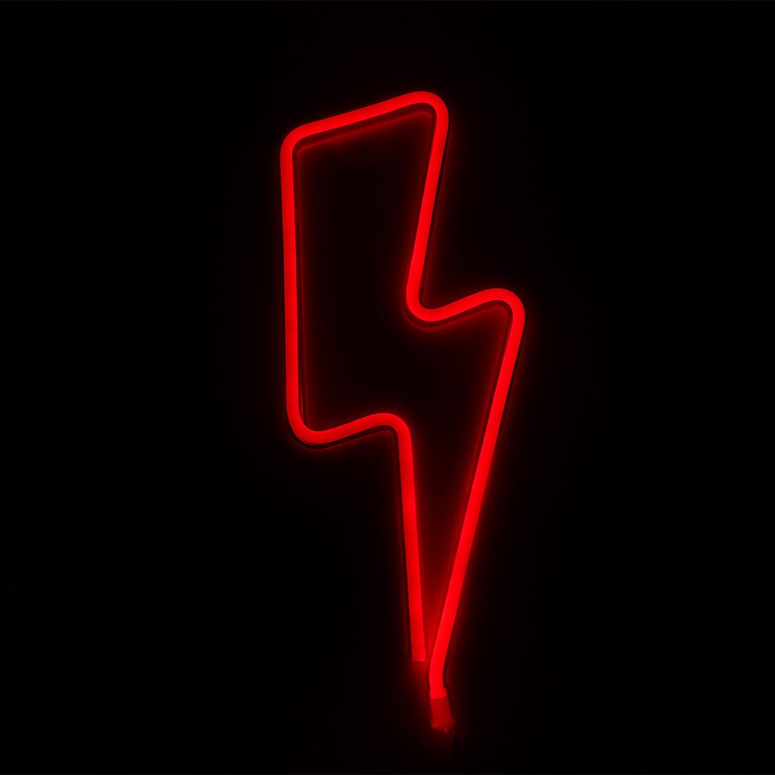 Led Neon Thunder Shape - Red - Store 974 | ستور ٩٧٤