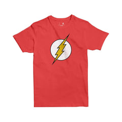 Jobedu Flash Logo T-shirt - Red - تي-شيرت