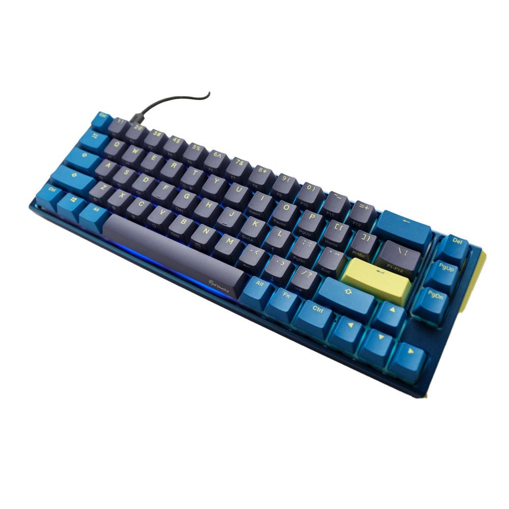 Ducky One 3 Daybreak SF 65% Hotswap RGB Double Shot PBT QUACK Mechanical Keyboard - Blue Switch - Store 974 | ستور ٩٧٤