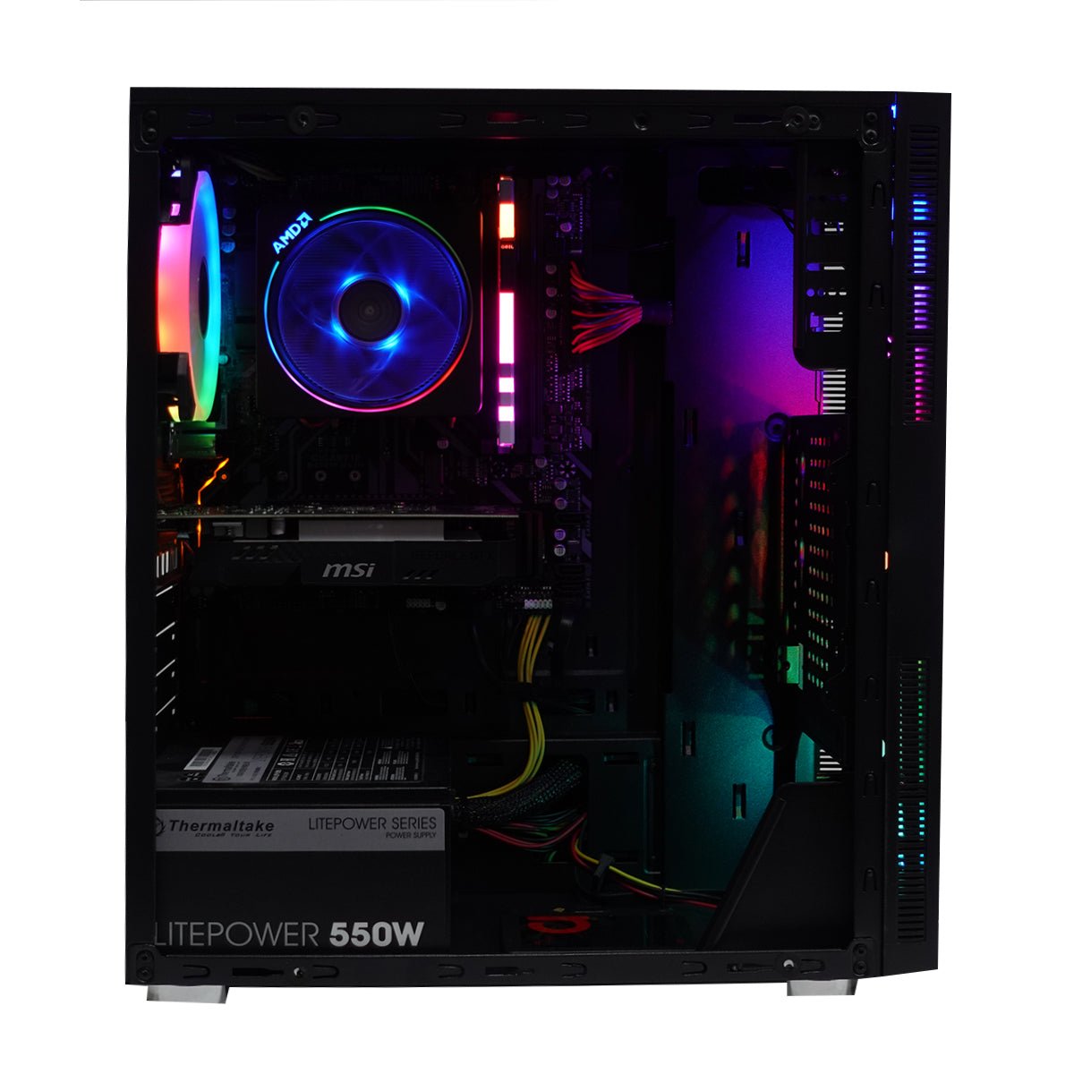 Pre-Built) Gaming PC Ryzen 3400G w/ MSI GTX 1650 Xigmatek Eros