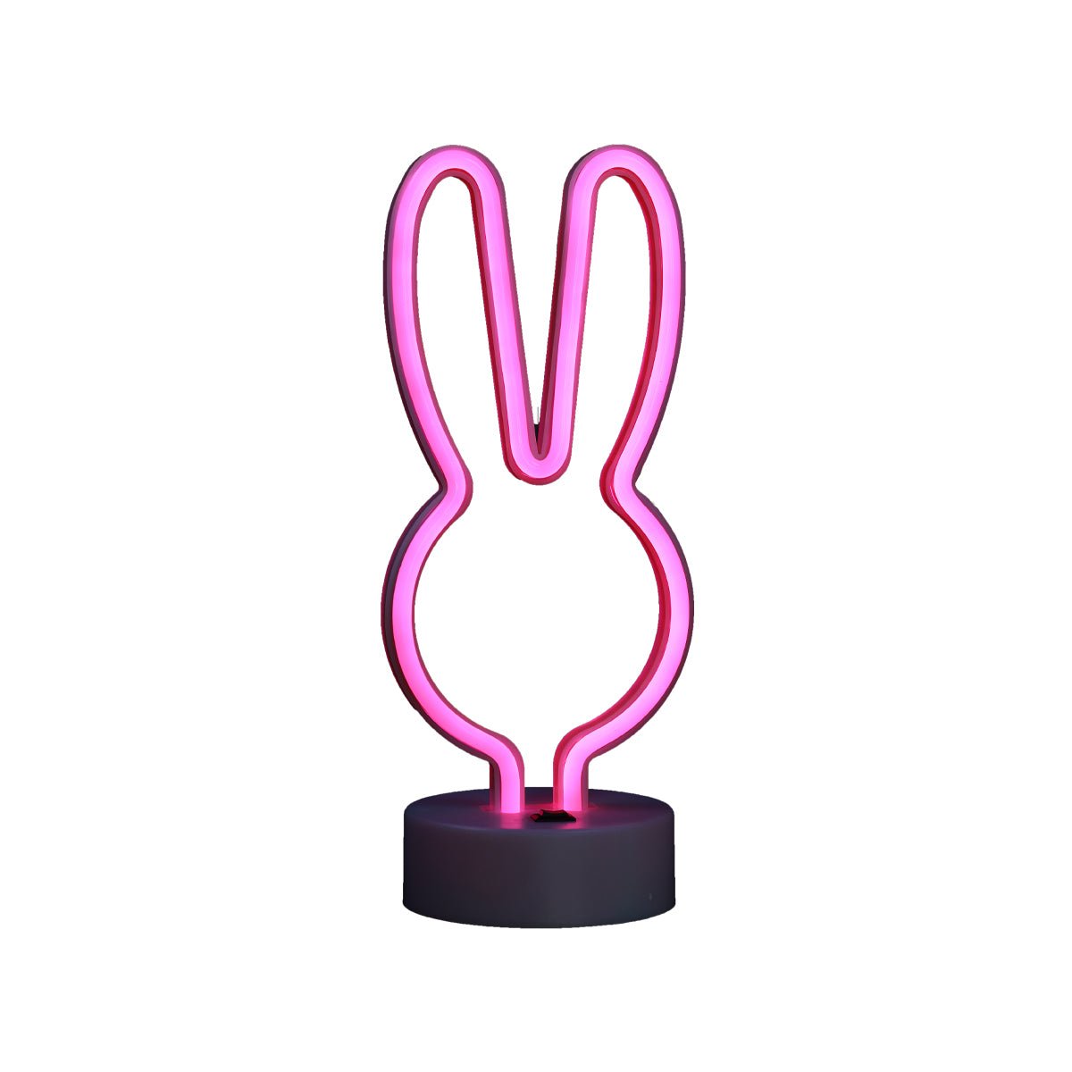 Led Neon Bunny Shape Lamp - Pink - إضاءة - Store 974 | ستور ٩٧٤