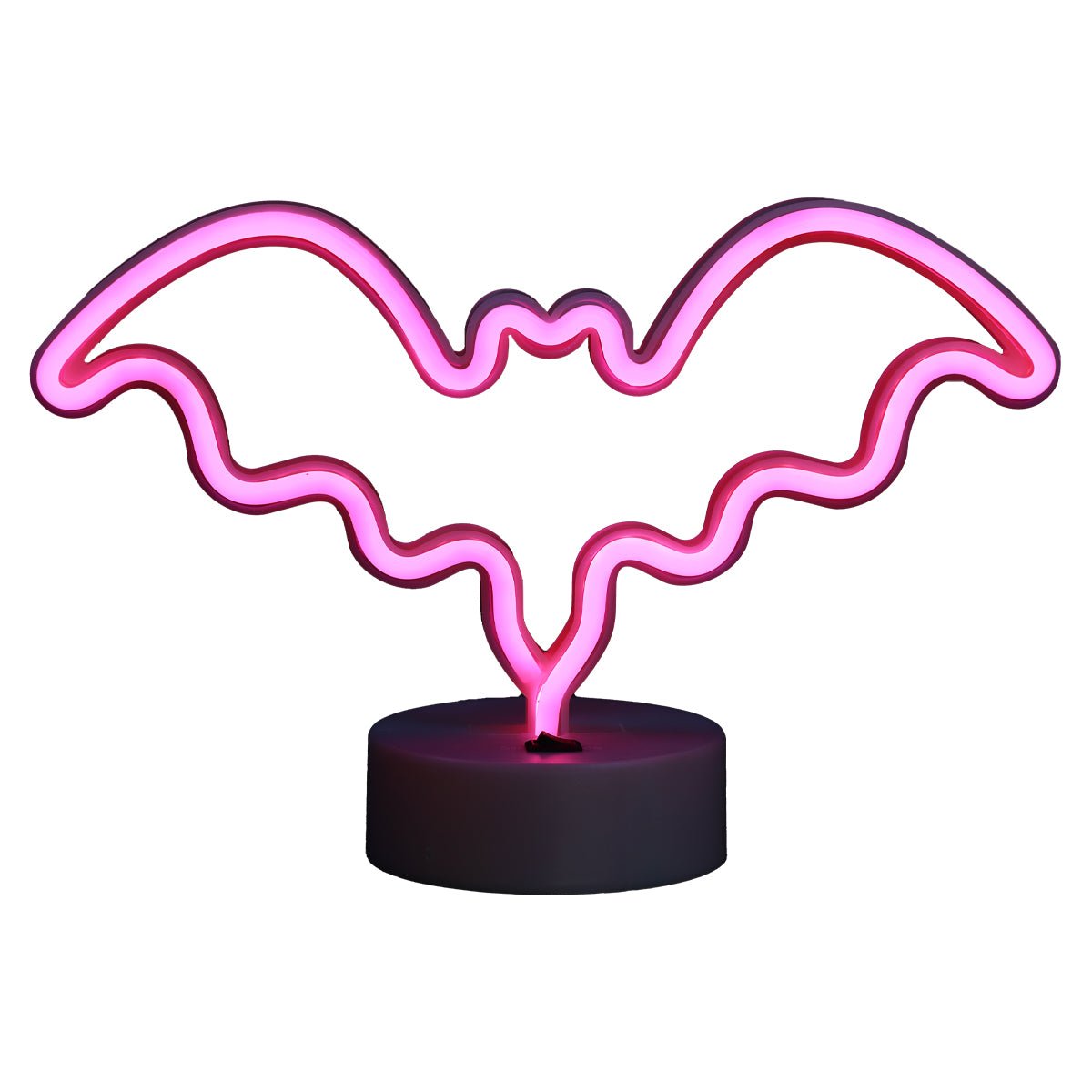Led Neon Bat Shape Lamp - Pink - إضاءة - Store 974 | ستور ٩٧٤