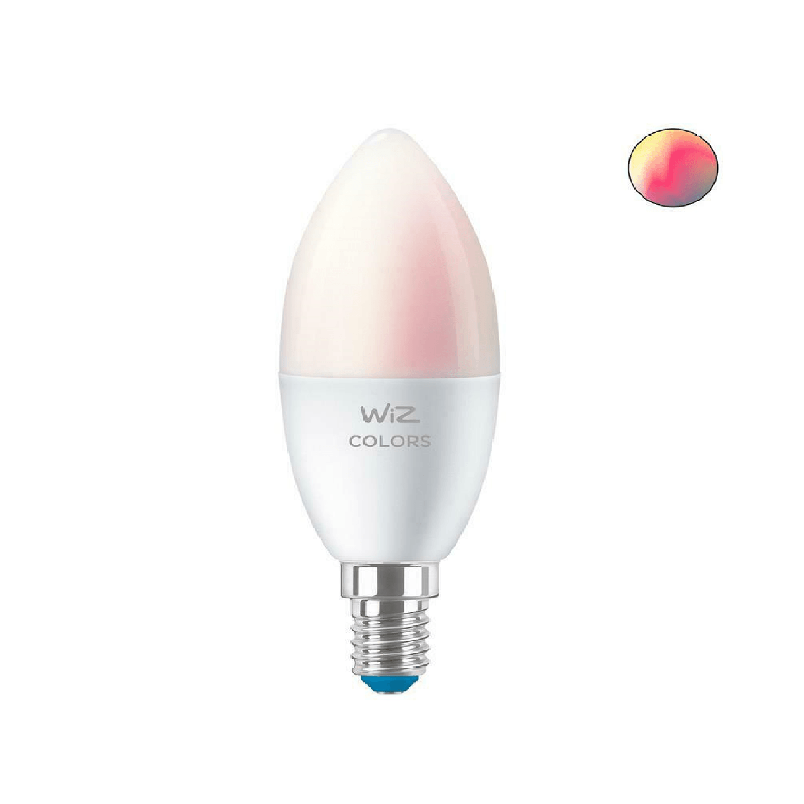 Wiz Smart Lighting 4.9W White & Color Wi-Fi Candle C37 E14 - Store 974 | ستور ٩٧٤