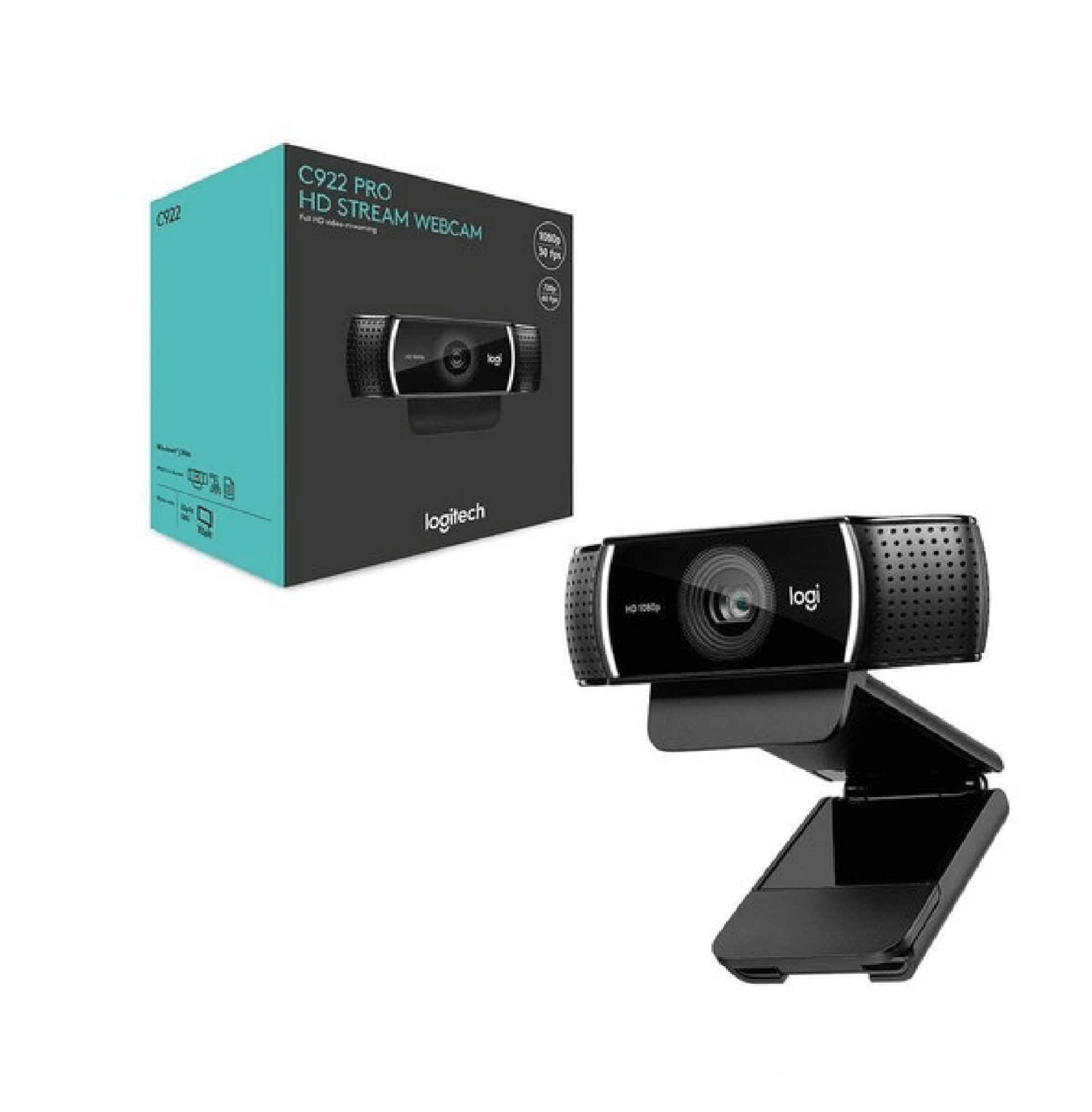 Logitech C922 Pro HD Stream 1080p Webcam - Store 974 | ستور ٩٧٤