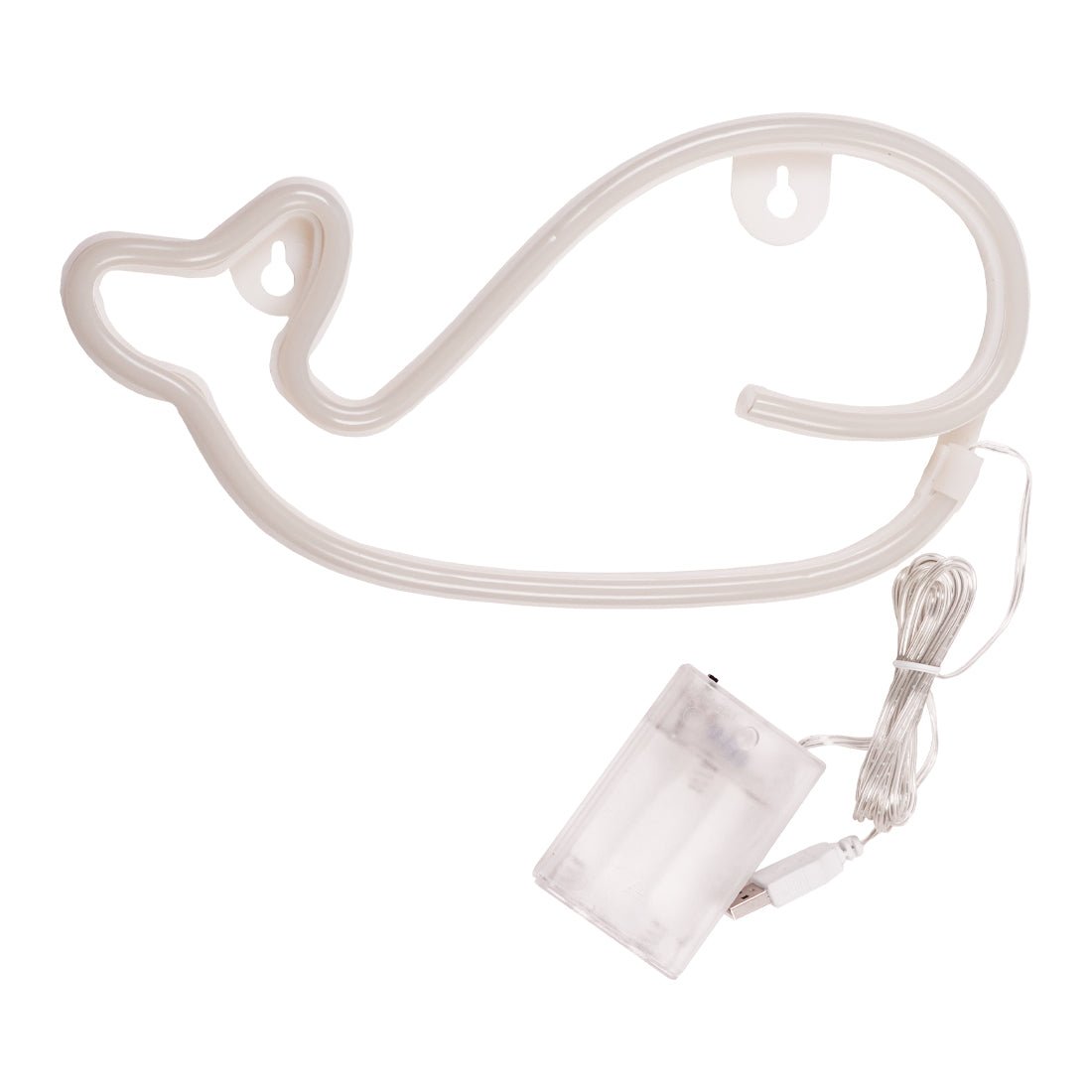 Led Neon Whale Shape - Blue - إضاءة Led Neon Whale Shape - Blue - إضاءة