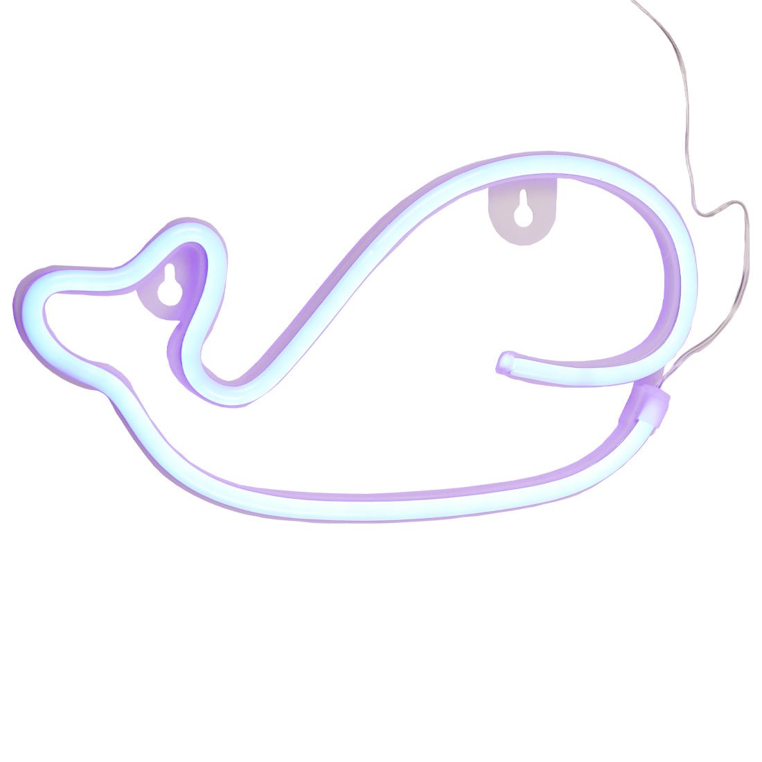 Led Neon Whale Shape - Blue - إضاءة Led Neon Whale Shape - Blue - إضاءة