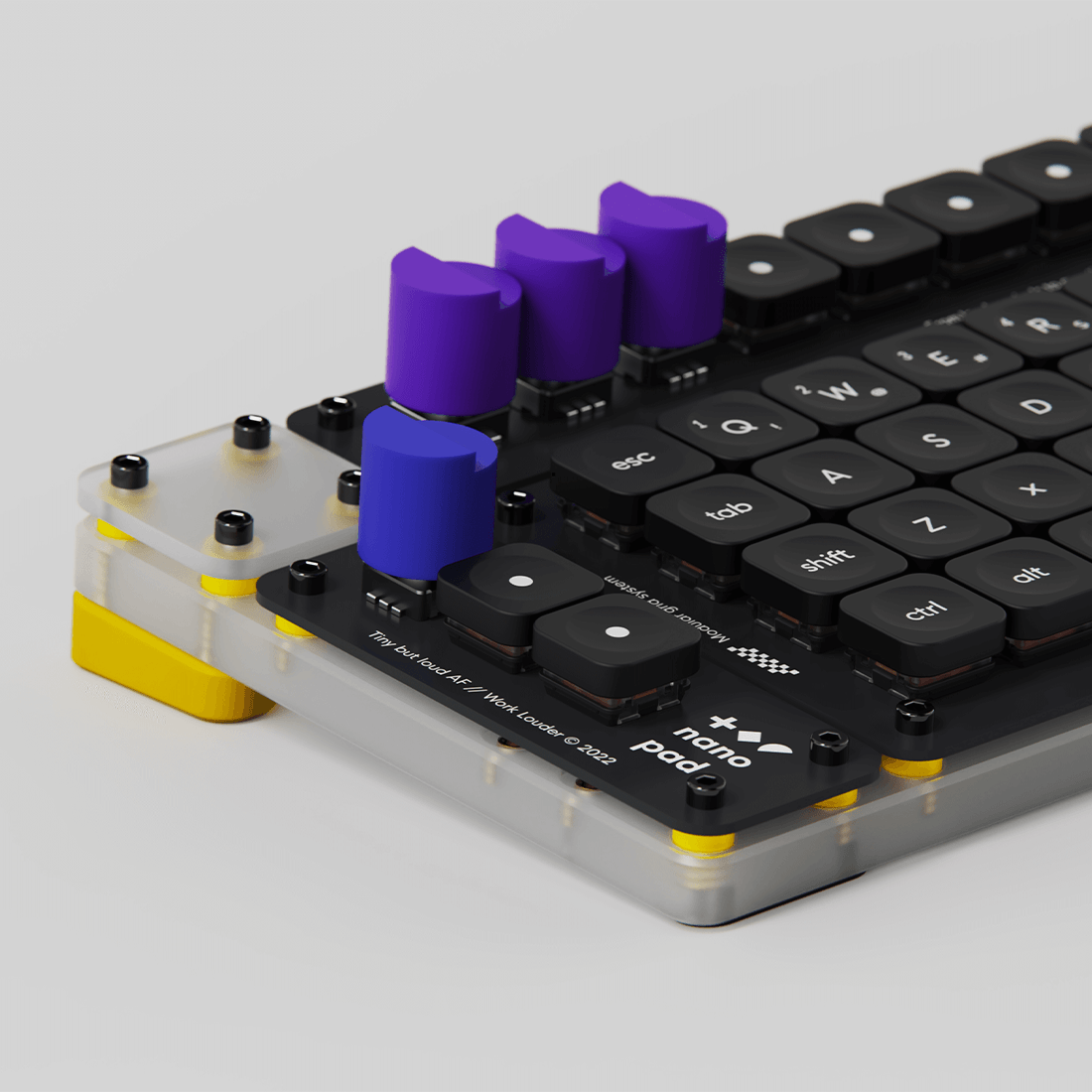 Work Louder Creator Board XL Wired Keyboard - Choco Brown - لوحة مفاتيح Work Louder Creator Board XL Wired Keyboard - Choco Brown - لوحة مفاتيح