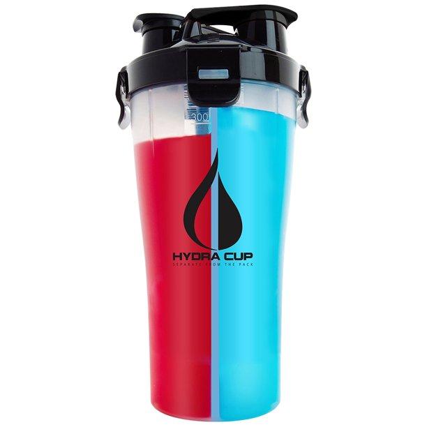 Hydra Cup - Dual Threat Shaker Bottle (30 oz) - Black - Store 974 | ستور ٩٧٤