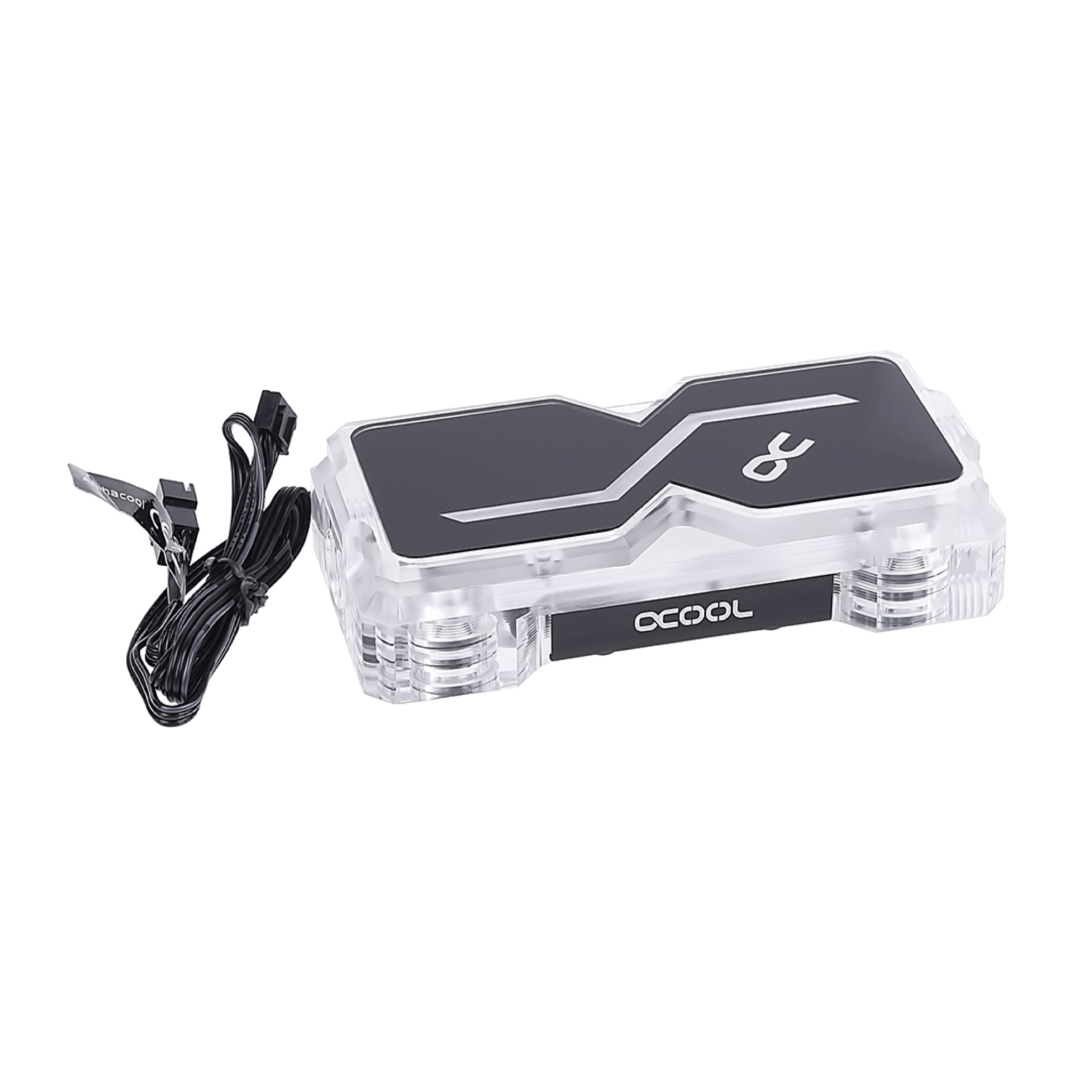 Alphacool GPX SLI Connector Dual-Plexi-Addressable RGB-4 PCI-E Space - كابل مرن Alphacool GPX SLI Connector Dual-Plexi-Addressable RGB-4 PCI-E Space - كابل مرن