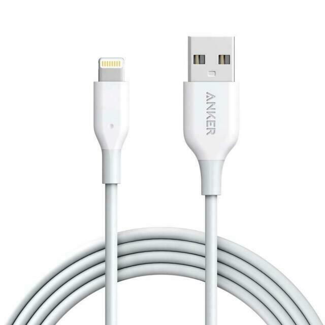 Anker Powerline II with lightning Connector 6ft - White - Store 974 | ستور ٩٧٤