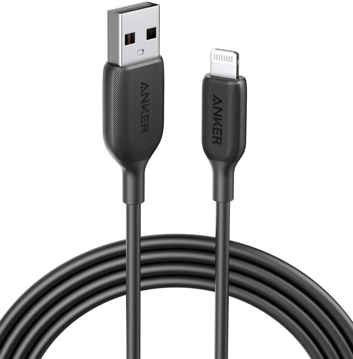 Anker PowerLine III USB-A Cable with Lightning Connector 6ft - Black - Store 974 | ستور ٩٧٤