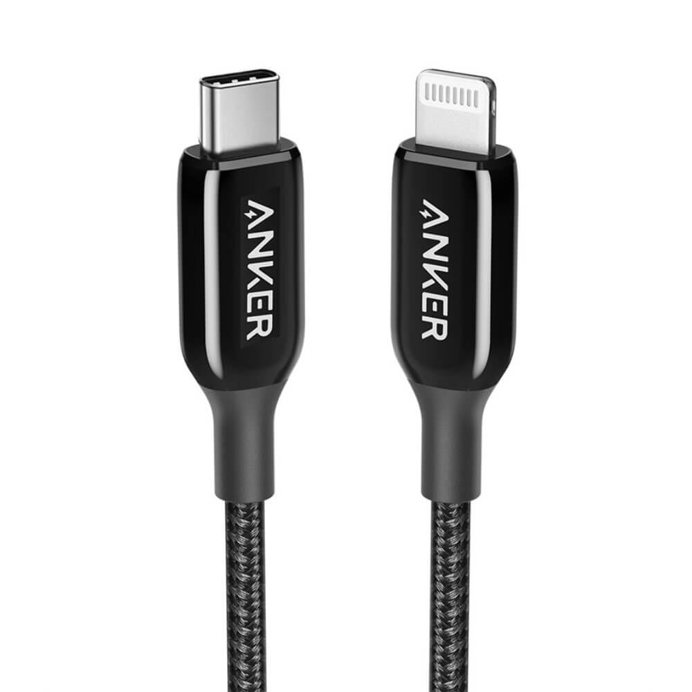Anker PowerLine+ III USB-C Cable with Lightning Connector 3ft - Black - Store 974 | ستور ٩٧٤