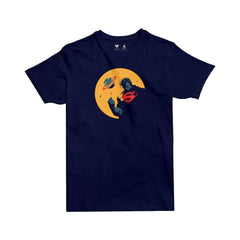 Jobedu Superman Minimal T-shirt - Navy - تي-شيرت