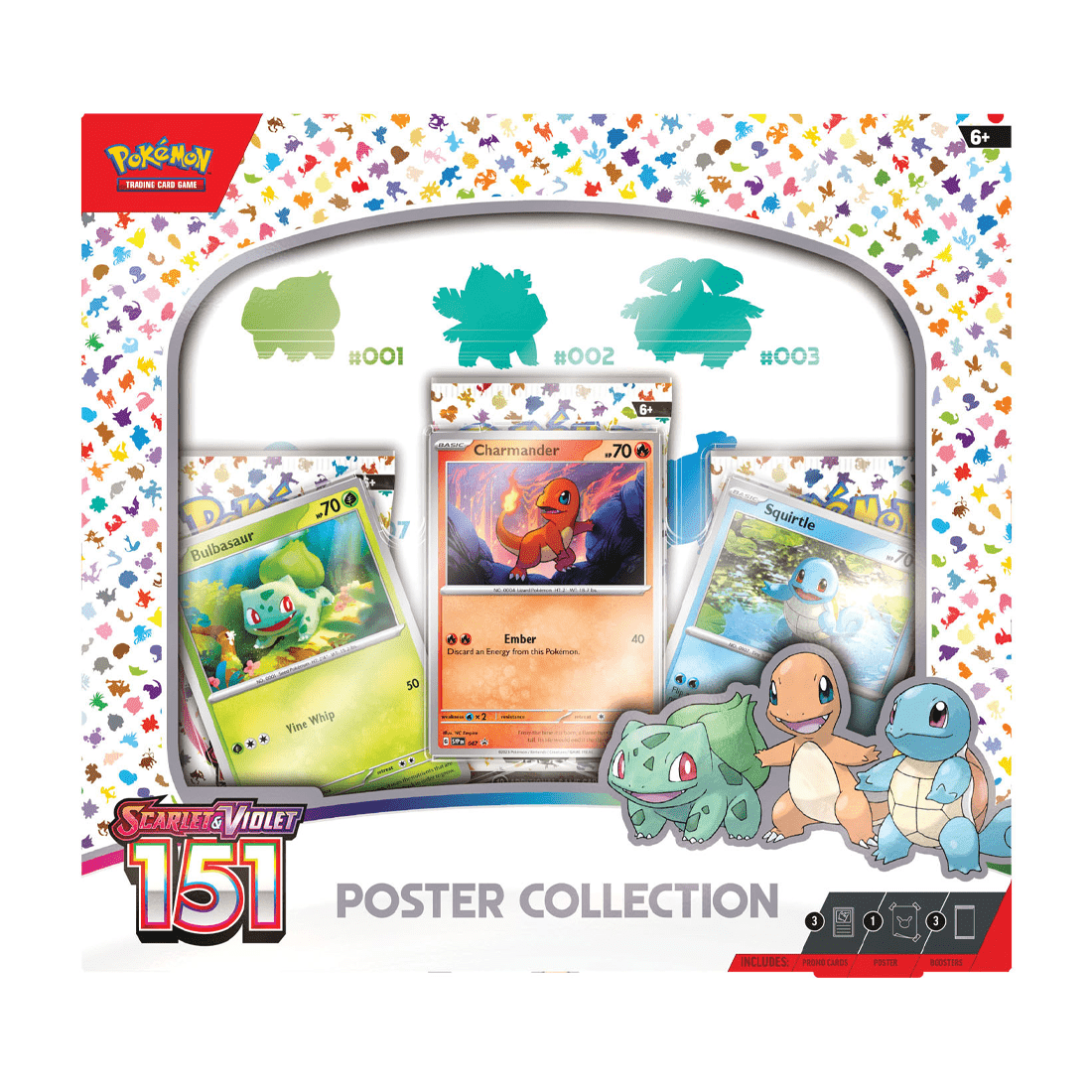 Pokemon TCG: Scarlet & Violet - 151 - (SV3.5) Poster Box - بطاقة بوكيمون - Store 974 | ستور ٩٧٤