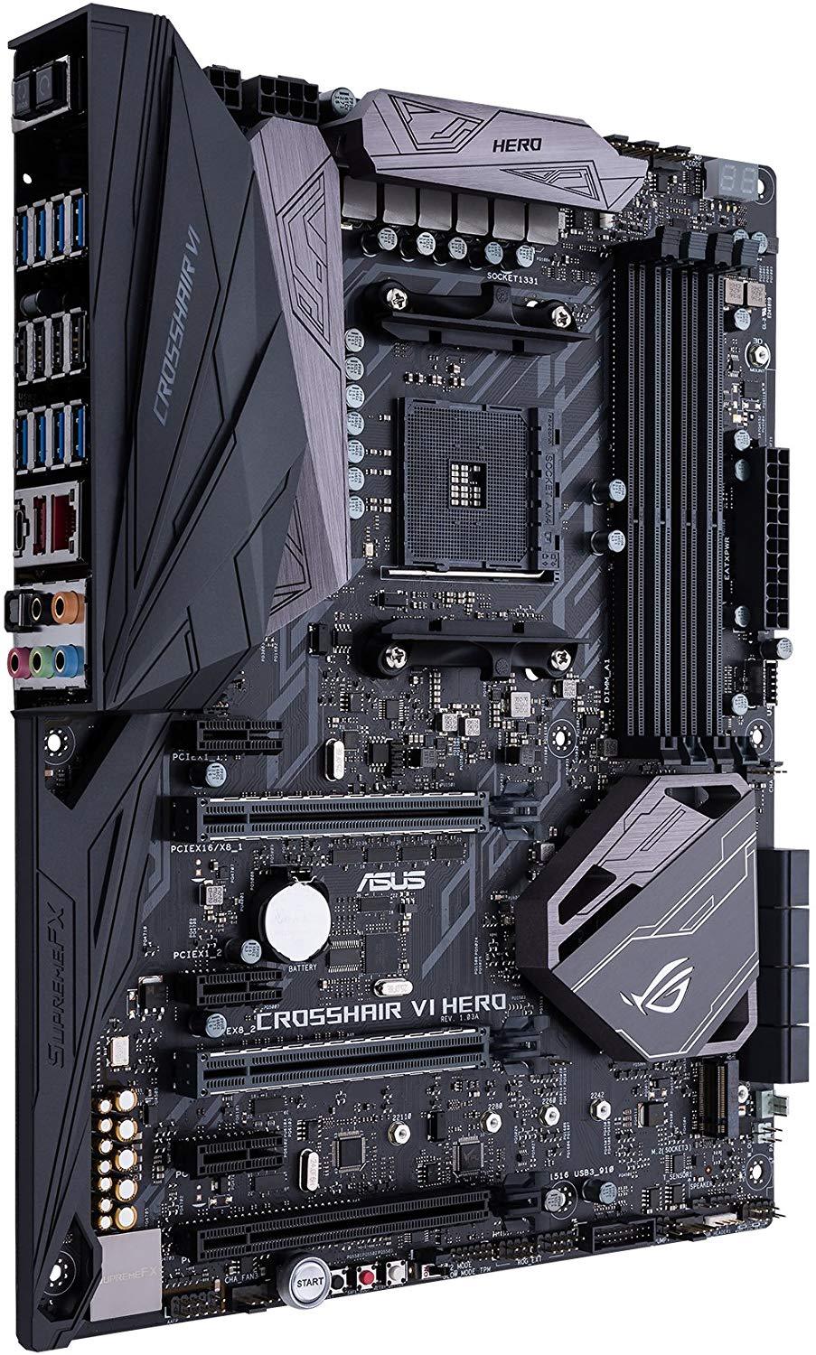 Asus Crosshair VI Hero X370 - AMD ATX Motherboard - Store 974 | ستور ٩٧٤