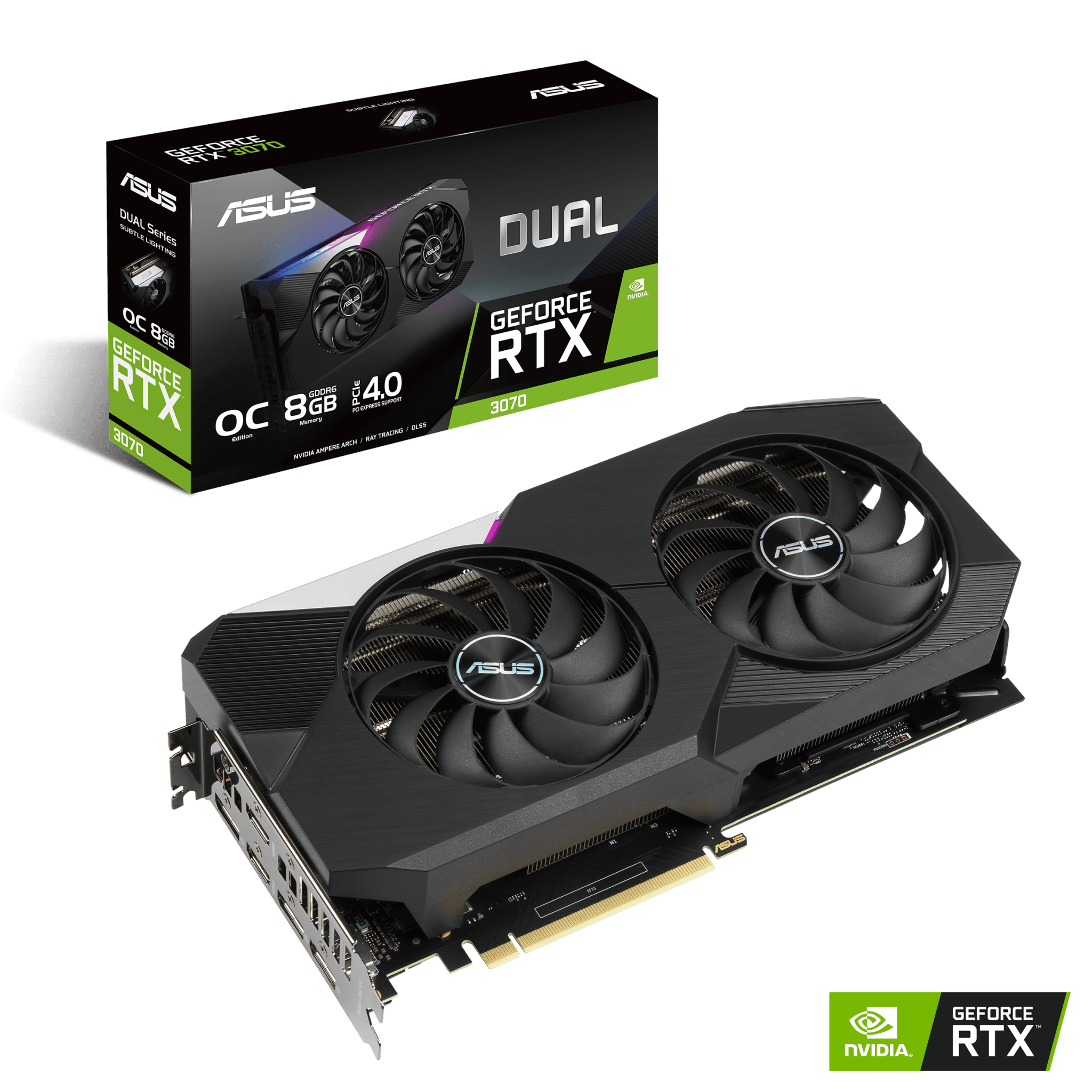 Asus Dual GeForce RTX 3070 OC Edition 8GB GPU - Store 974 | ستور ٩٧٤