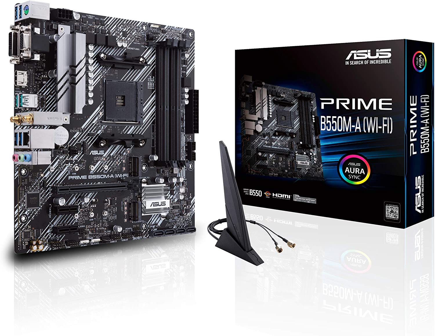 ASUS Prime B550M-A WiFi AMD AM4 Micro ATX Motherboard - Store 974 | ستور ٩٧٤