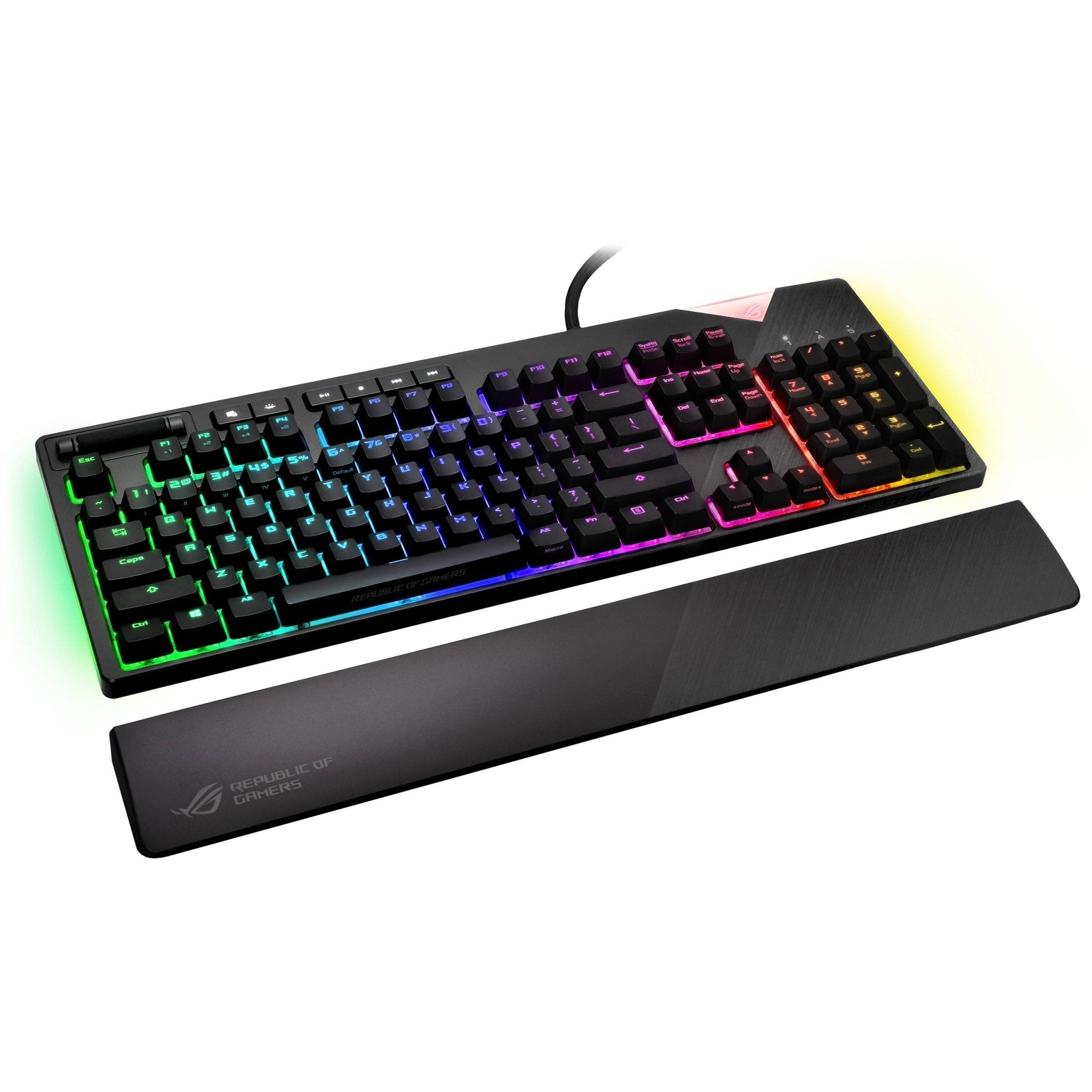 Asus ROG Strix Flare RGB Mechanical Keyboard - Cherry Red - Store 974 | ستور ٩٧٤