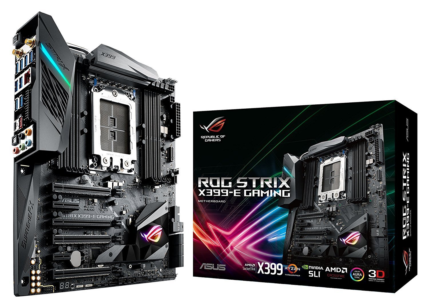 Asus ROG Strix X399-E Gaming - AMD E-ATX Motherboard - Store 974 | ستور ٩٧٤
