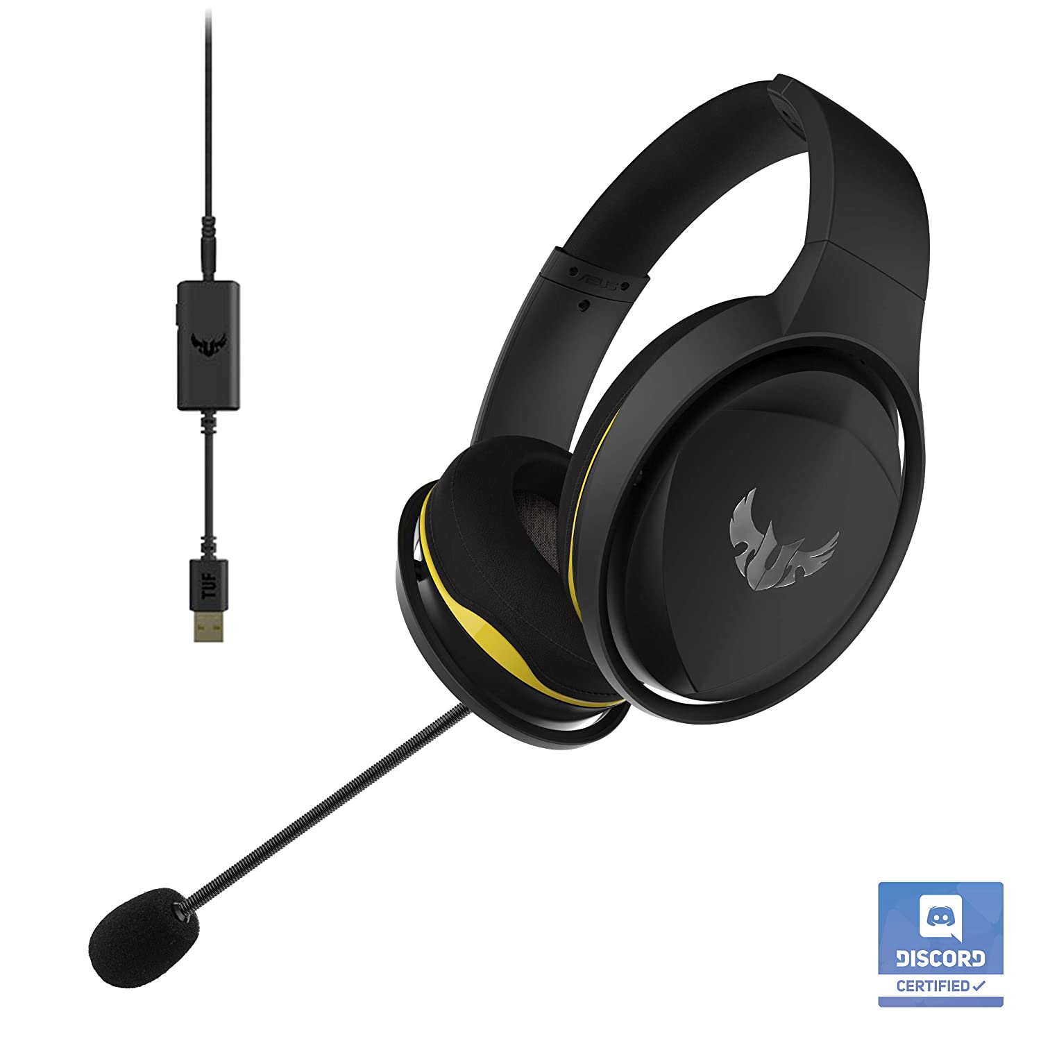 Asus TUF Gaming H5 7.1 Gaming Headset - Yellow - Store 974 | ستور ٩٧٤