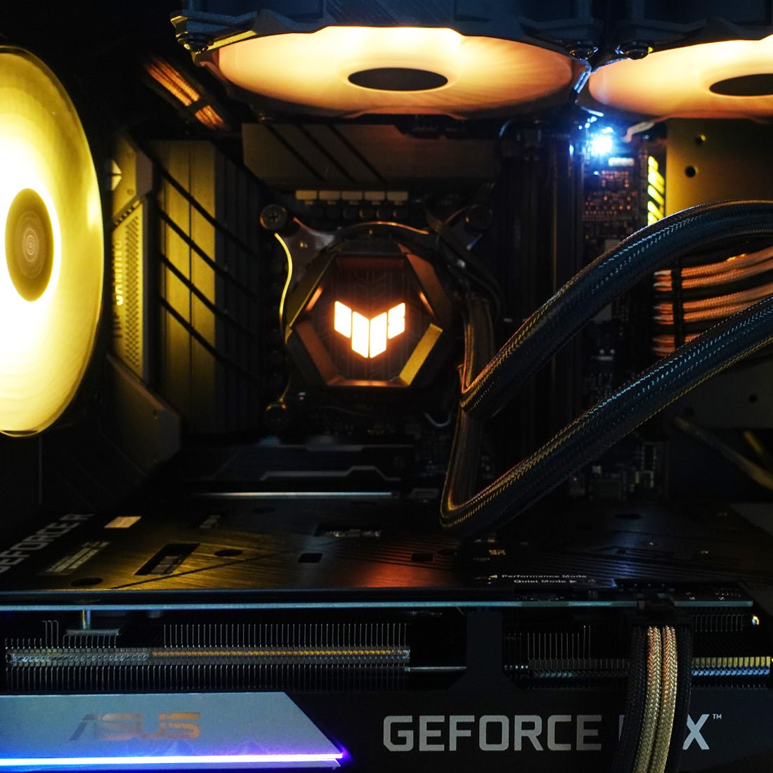 (Pre-Built) Gaming PC Intel Core i5-12600K w/ Asus RTX 3060 Ti V2 LHR OC Edition & DeepCool Matrexx - Black - Store 974 | ستور ٩٧٤