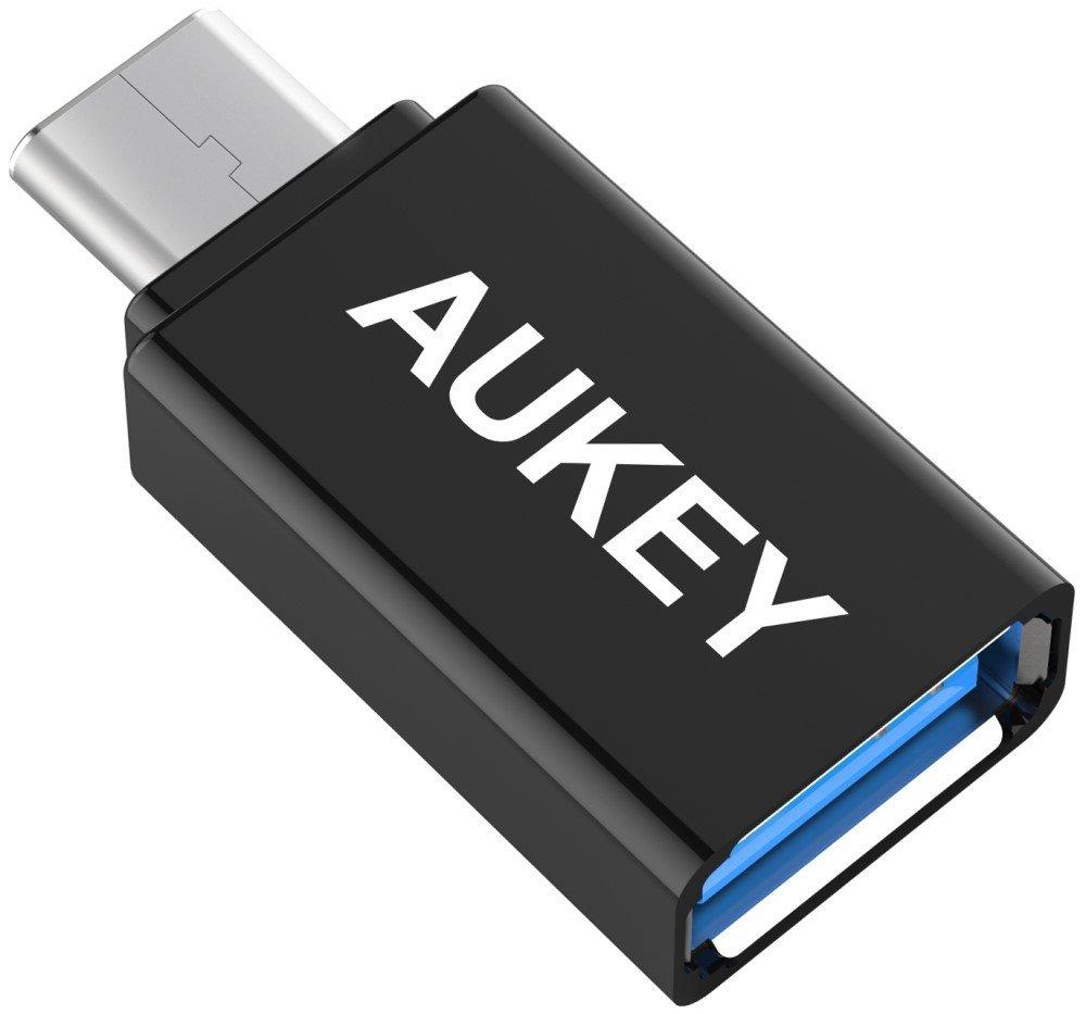 AUKEY A1 USB-C to USB 3.0 Female Adapter - Black - Store 974 | ستور ٩٧٤