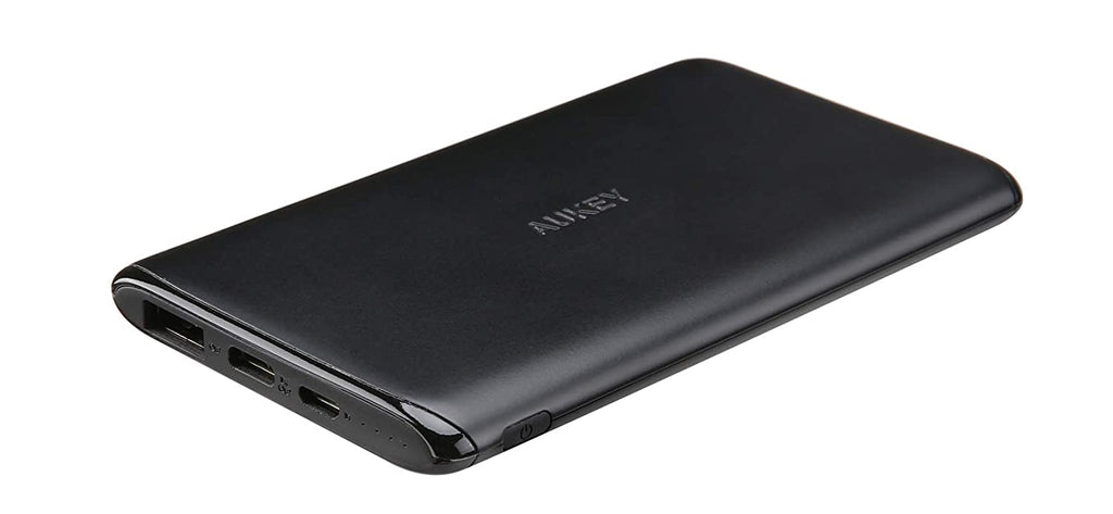 AUKEY XN5B 5000mAh Powerbank with Airpower Type C 1-Black مزود