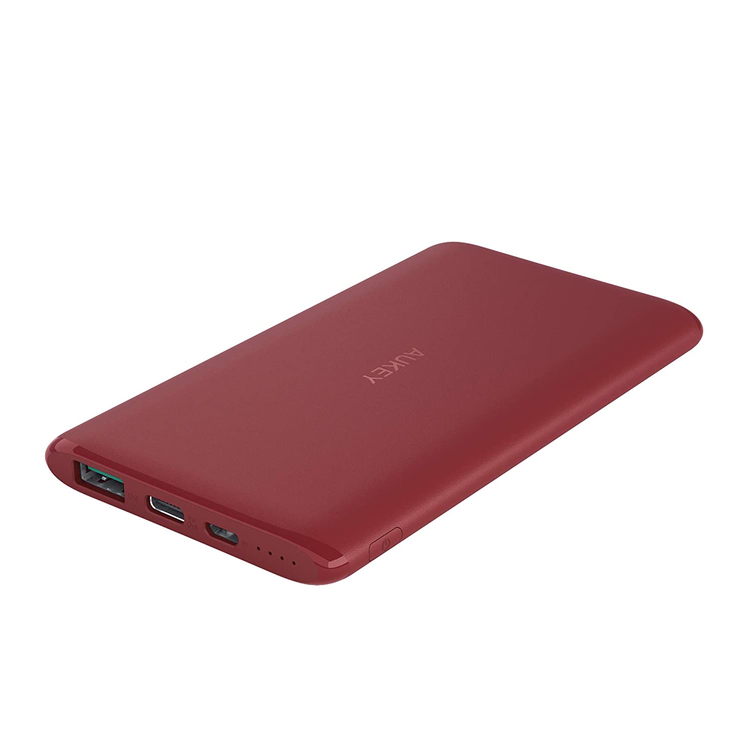 AUKEY XN5R 5000mAh Powerbank with Airpower Type C 1-Red - Store 974 | ستور ٩٧٤
