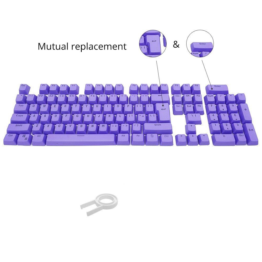 Bossi 104 Key PBT Backlit Keycaps - Purple - Store 974 | ستور ٩٧٤